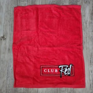 Club red handdoek
